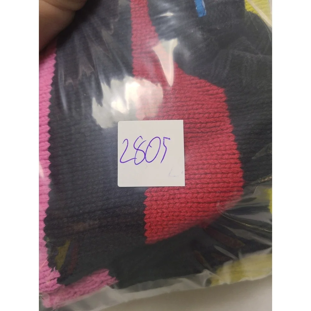 The Children's Place M 7/8 Sweater Rainbow Stripe Navy Blue Knit Pullover Preppy